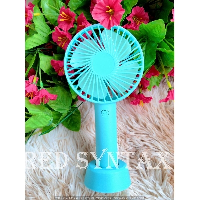 Picture of Portable Rechargeable Fan Handheld 3 Gear Speed Usb Charging - Multi Colour