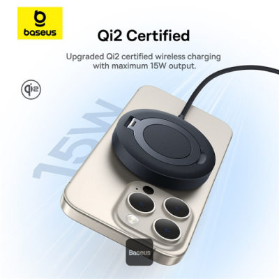 Picture of Baseus Simple Mini4 Magnetic Wireless Charger 15W Universal
