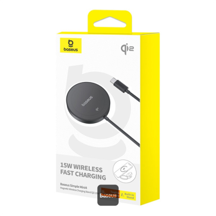 Picture of Baseus Simple Mini4 Magnetic Wireless Charger 15W Universal