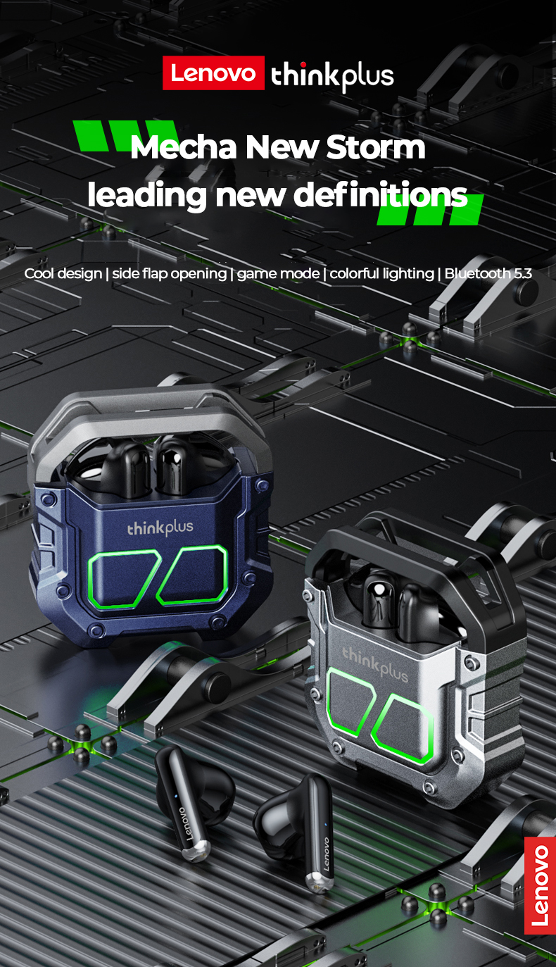 Picture of Lenovo XT81 Bluetooth Earphone Wireless Headphone Gamer Headset Waterproof Tws Noise Cancelling With Microphone Sport Earbuds