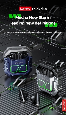 Picture of Lenovo XT81 Bluetooth Earphone Wireless Headphone Gamer Headset Waterproof Tws Noise Cancelling With Microphone Sport Earbuds