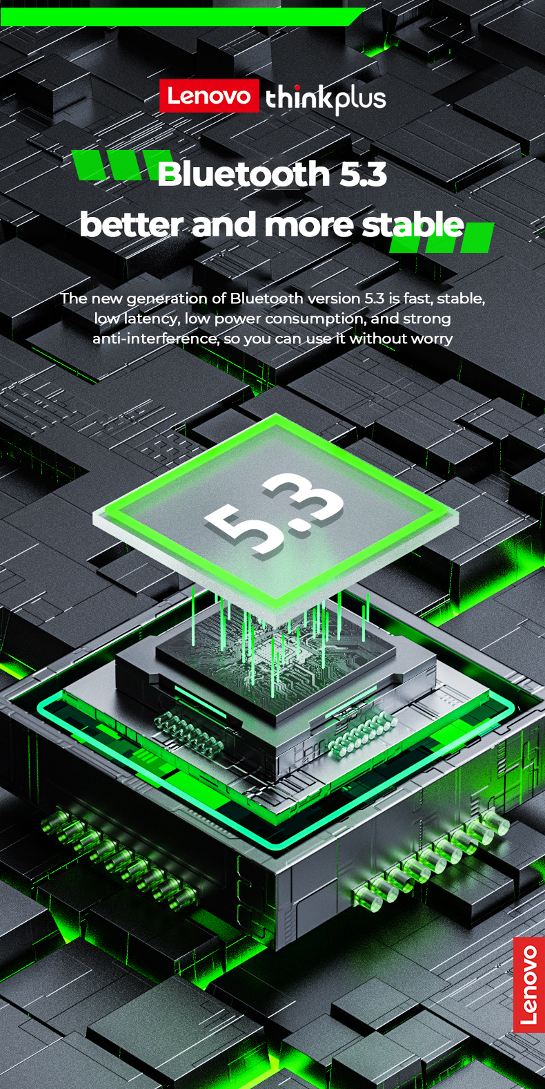 Picture of Lenovo XT81 Bluetooth Earphone Wireless Headphone Gamer Headset Waterproof Tws Noise Cancelling With Microphone Sport Earbuds