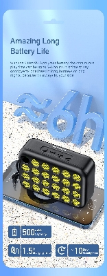 Picture of Awei Y385 Wireless Outdoor Bluetooth Speaker Mini Portable Speaker with USB Hifi Music Sound box Audio Subwoofer Sport Speakers