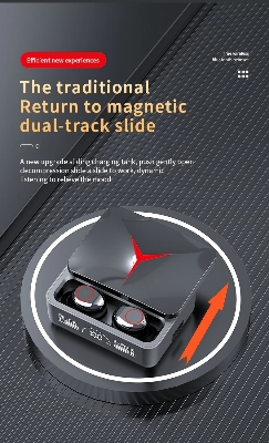 Picture of TWS M90 Wireless Headphones Gaming Earphone Bluetooth 5.2 Sport Earbuds Music Headsets