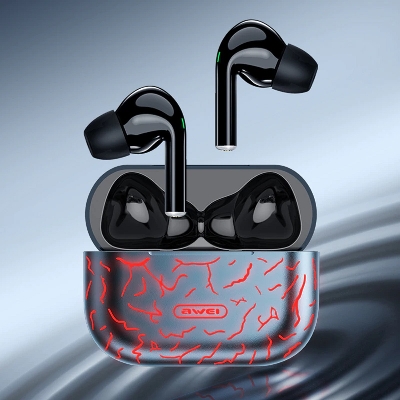 Picture of Awei T29 ANC Bluetooth Headphones Game TWS Earphones Wireless In-ear Earbuds Type-C Quick Charge Headset With Microphone