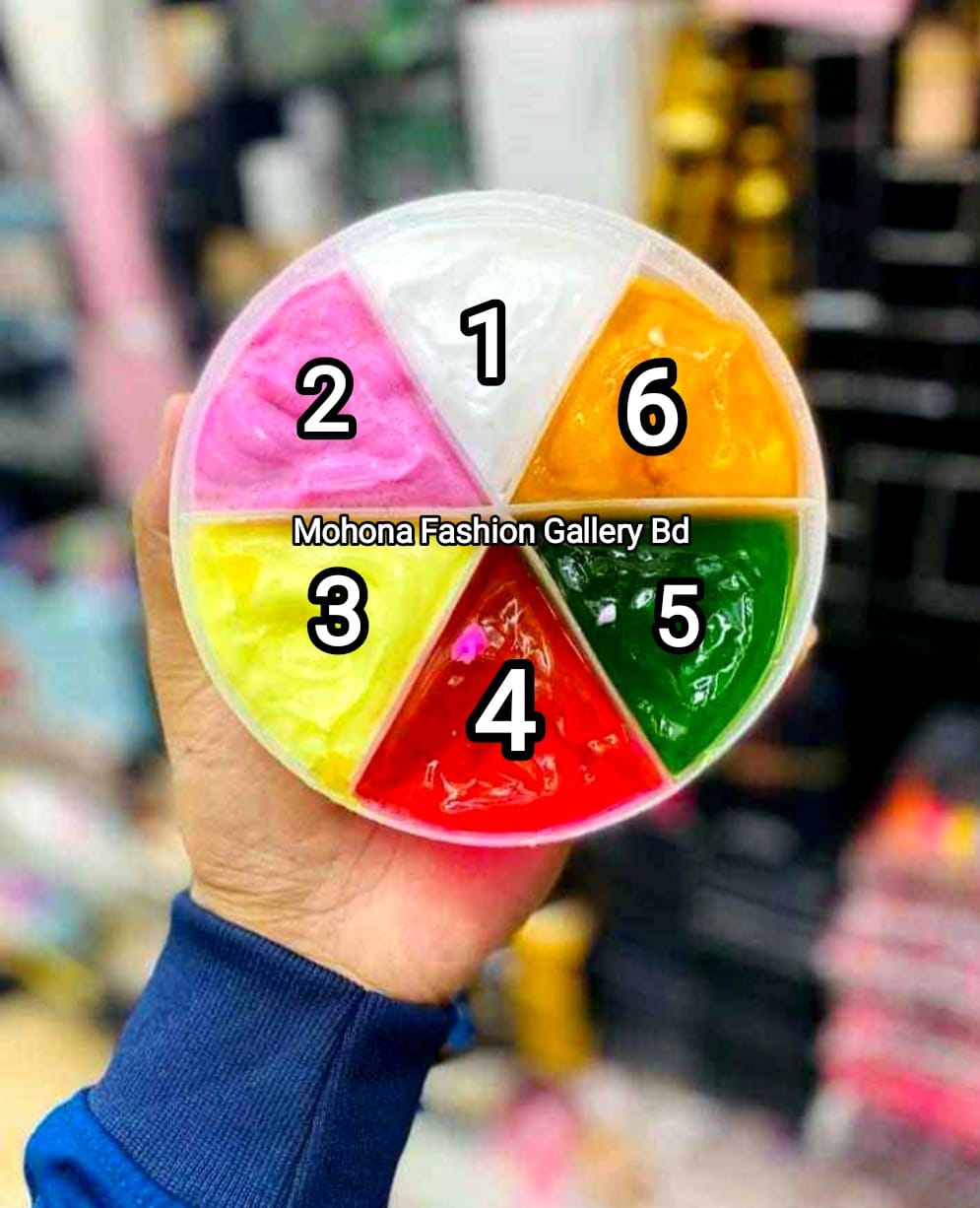 Picture of 6 in 1 Vip Rainbow Combo Face Pack - 500 gm