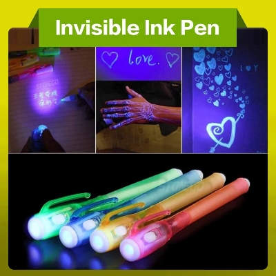 Picture of Invisible Ink Magic pen And Torch For Money Check Fun For All