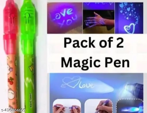 Picture of Invisible Ink Magic pen And Torch For Money Check Fun For All