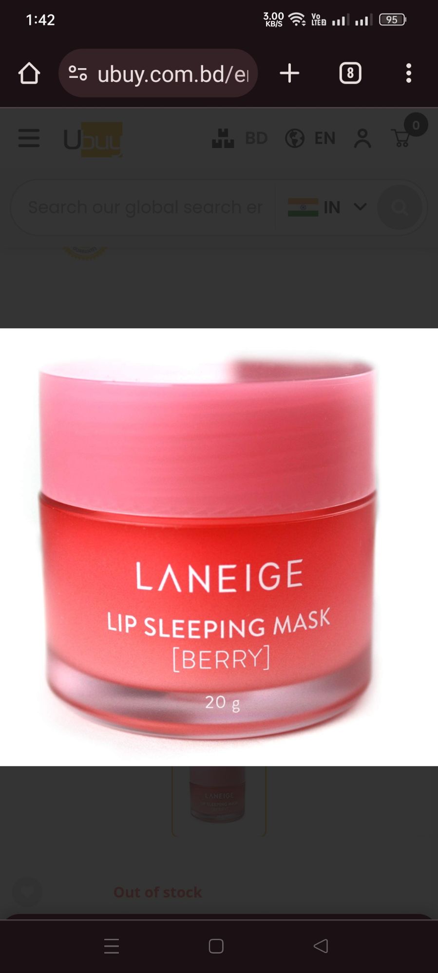 Picture of BMW Motorsport 12 Ribs Auto Switch Umbrella