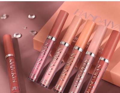 Picture of HANDAIYAN 6 Colors Long Lasting Velvet Lips Tint Liquid Lipsticks Waterproof Non-Stick Cup Lipgloss Gift Set (A)(B)