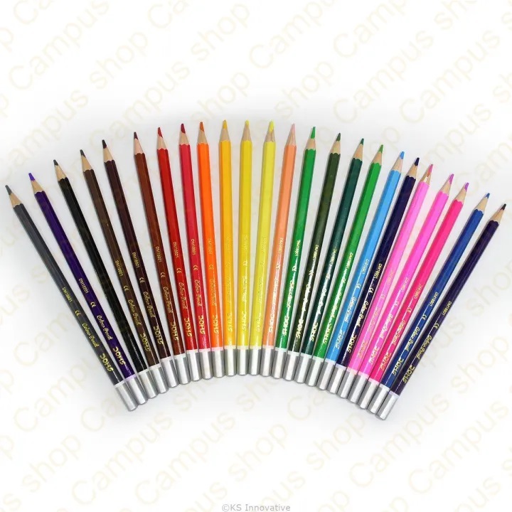 Picture of Doms 24 Color Pencils - Multicolour