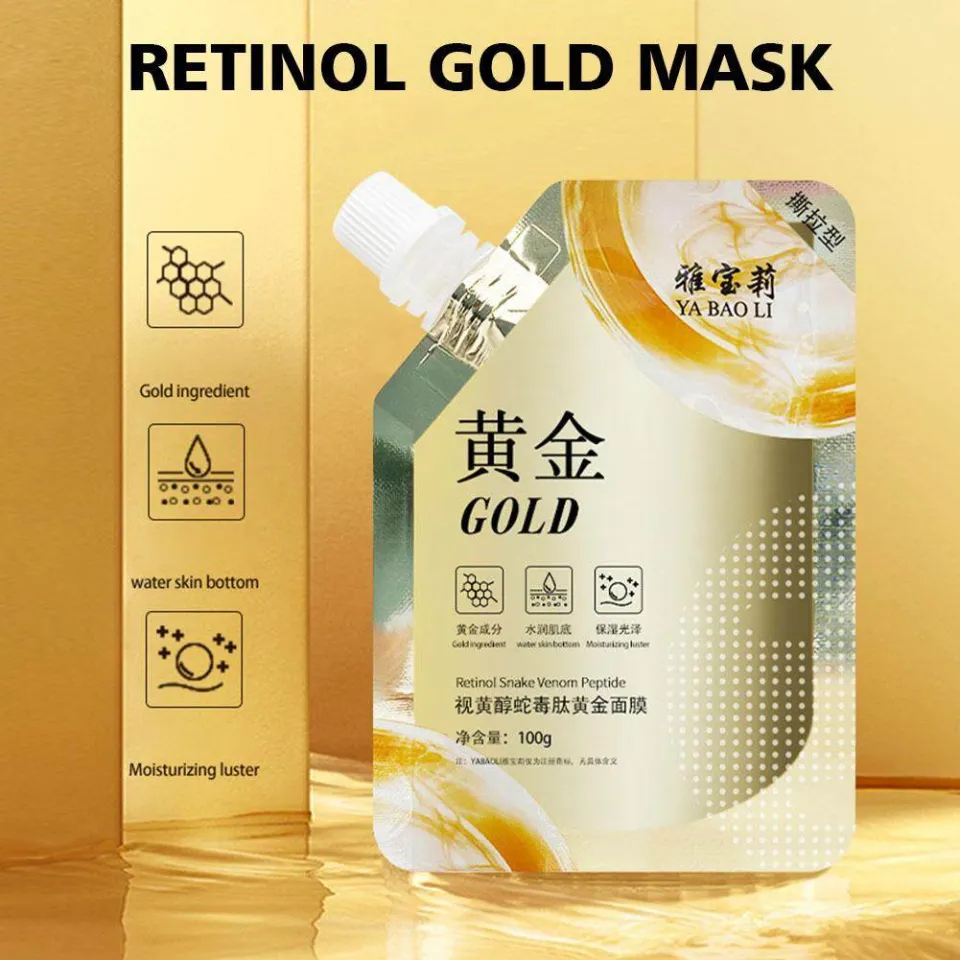 Picture of HOLD LIVE Retinol Snake Venom Gold Mask Moisturizing Tightening And Shrinking Pore Face Mask Retinol Snake Venom Gold Mask