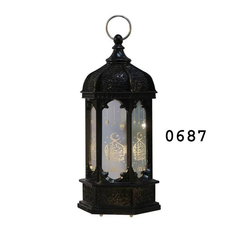 Picture of Retro LED Lamp Ramadan Electronic Light Ramadan Ornament Night Light Party Decor Ramadan Light Eid Al Adha Gift 1Pcs