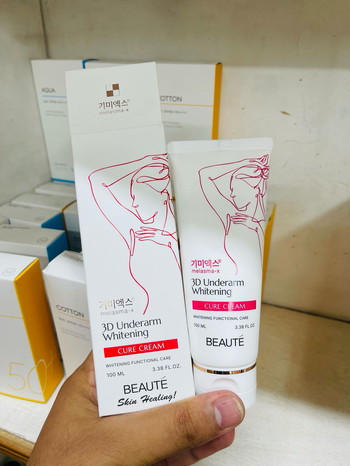 Picture of BEAUTE 3D Underarm Whitening Cure Cream 100ml