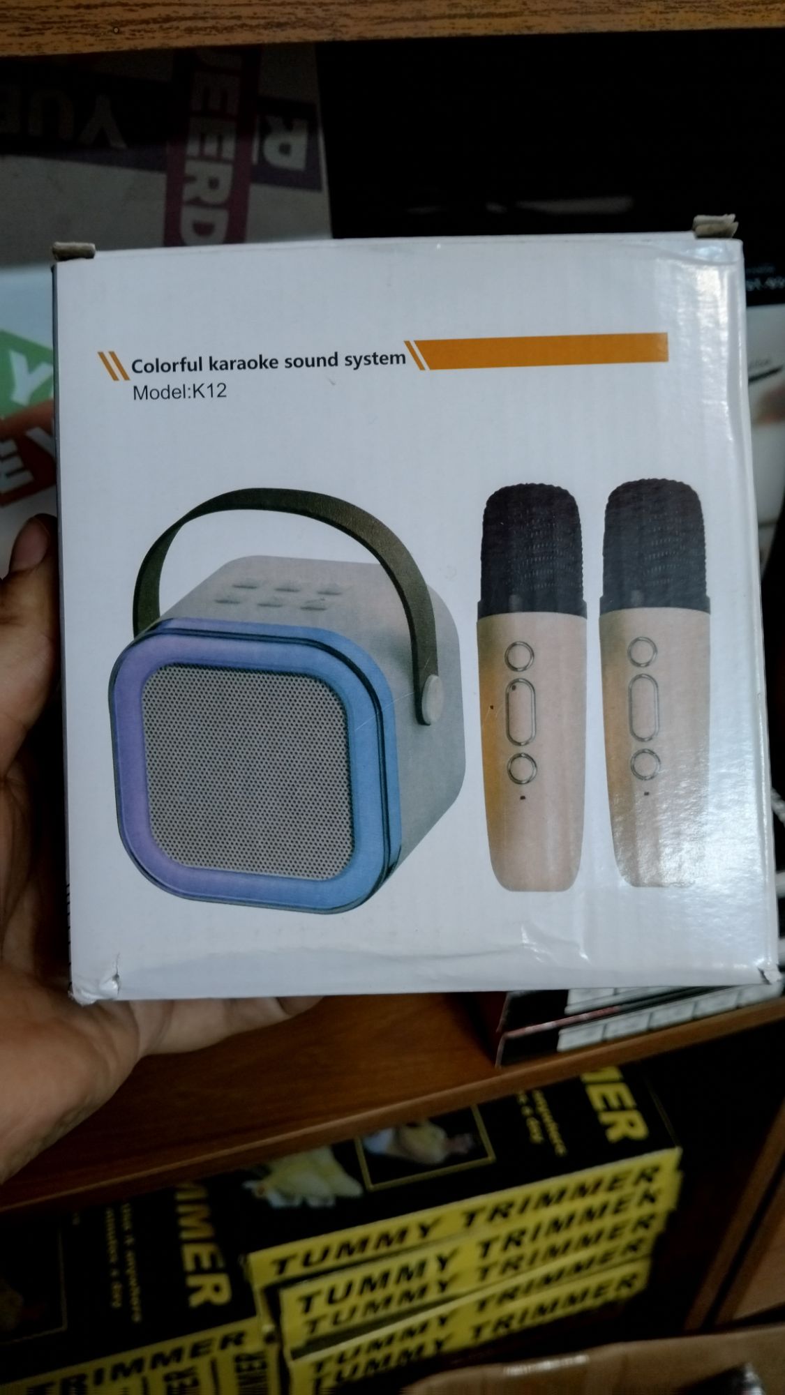 Picture of K12 RGB Karaoke Bluetooth Speaker with Two Microphone