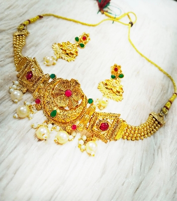 Picture of Gold-plated Gorgeous  layer beautiful Choker necklace