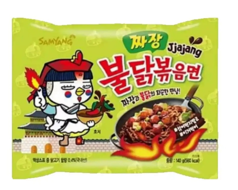 Picture of 6 Flavor Ramen Noodles, Six Flavor Ramen Noodles 3x Spicy Ramen, 2x Spicy Ramen, Hot Chicken Ramen, Ramen CARBONARA, Hot Chicken Cheese, jjajang ramen 6 pice