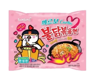 Picture of 6 Flavor Ramen Noodles, Six Flavor Ramen Noodles 3x Spicy Ramen, 2x Spicy Ramen, Hot Chicken Ramen, Ramen CARBONARA, Hot Chicken Cheese, jjajang ramen 6 pice