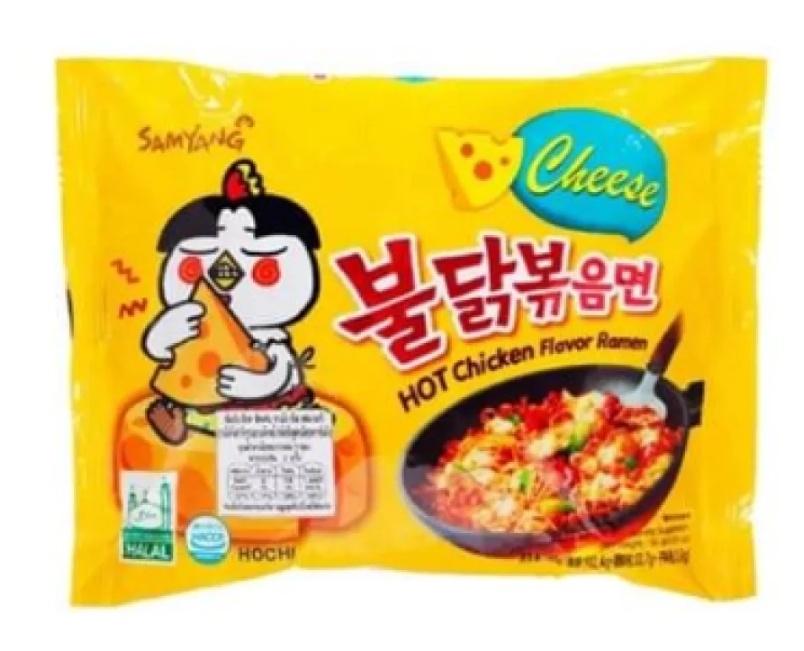 Picture of 6 Flavor Ramen Noodles, Six Flavor Ramen Noodles 3x Spicy Ramen, 2x Spicy Ramen, Hot Chicken Ramen, Ramen CARBONARA, Hot Chicken Cheese, jjajang ramen 6 pice