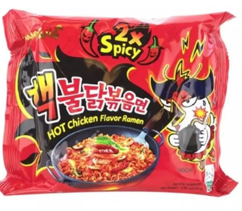 Picture of 6 Flavor Ramen Noodles, Six Flavor Ramen Noodles 3x Spicy Ramen, 2x Spicy Ramen, Hot Chicken Ramen, Ramen CARBONARA, Hot Chicken Cheese, jjajang ramen 6 pice