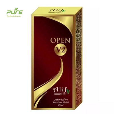 Picture of Open V2 Attar by Alif 8ml Roll on top Smell Fragrance for Men