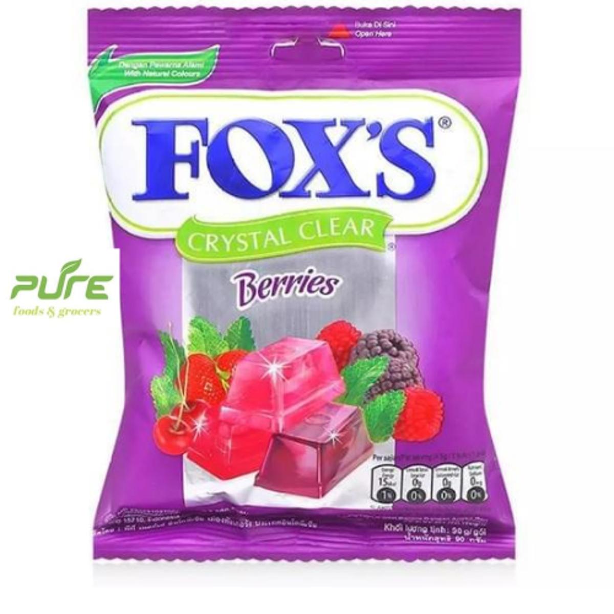 Picture of Fox's Crystal Clear Mix Berries Candy - 125gm