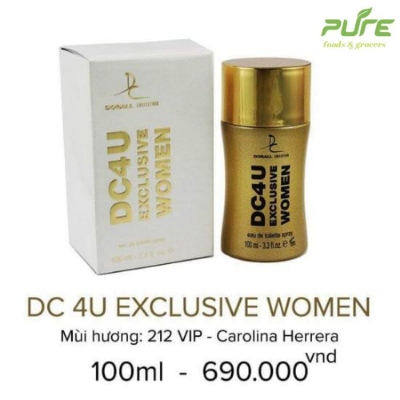Picture of DC 4 U EXCLUSIVE WOMEN designer perfume spray by DORALL COLLECTION