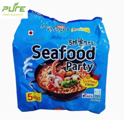 Picture of Sea Food Party Ramen 5Ps X 125Gm - 625Gm Korea