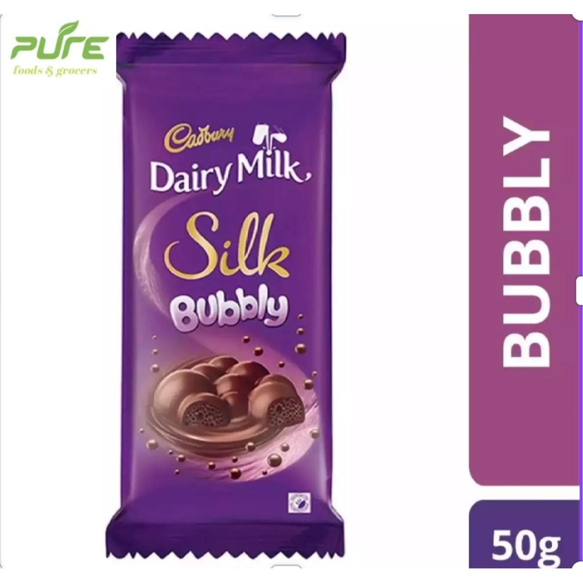 Picture of Cadbury Dairy Milk Bubbly Chocolate Bar 50gm