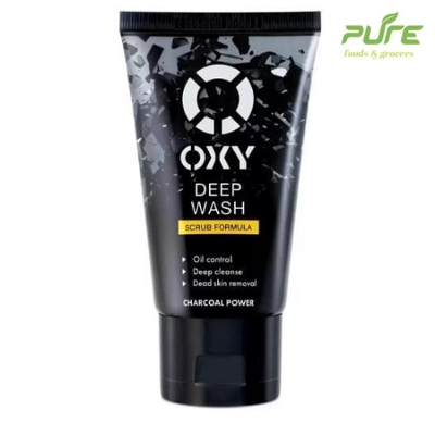 Picture of Oxy Deep Face Wash Men Charcoal Cleanser 100g
