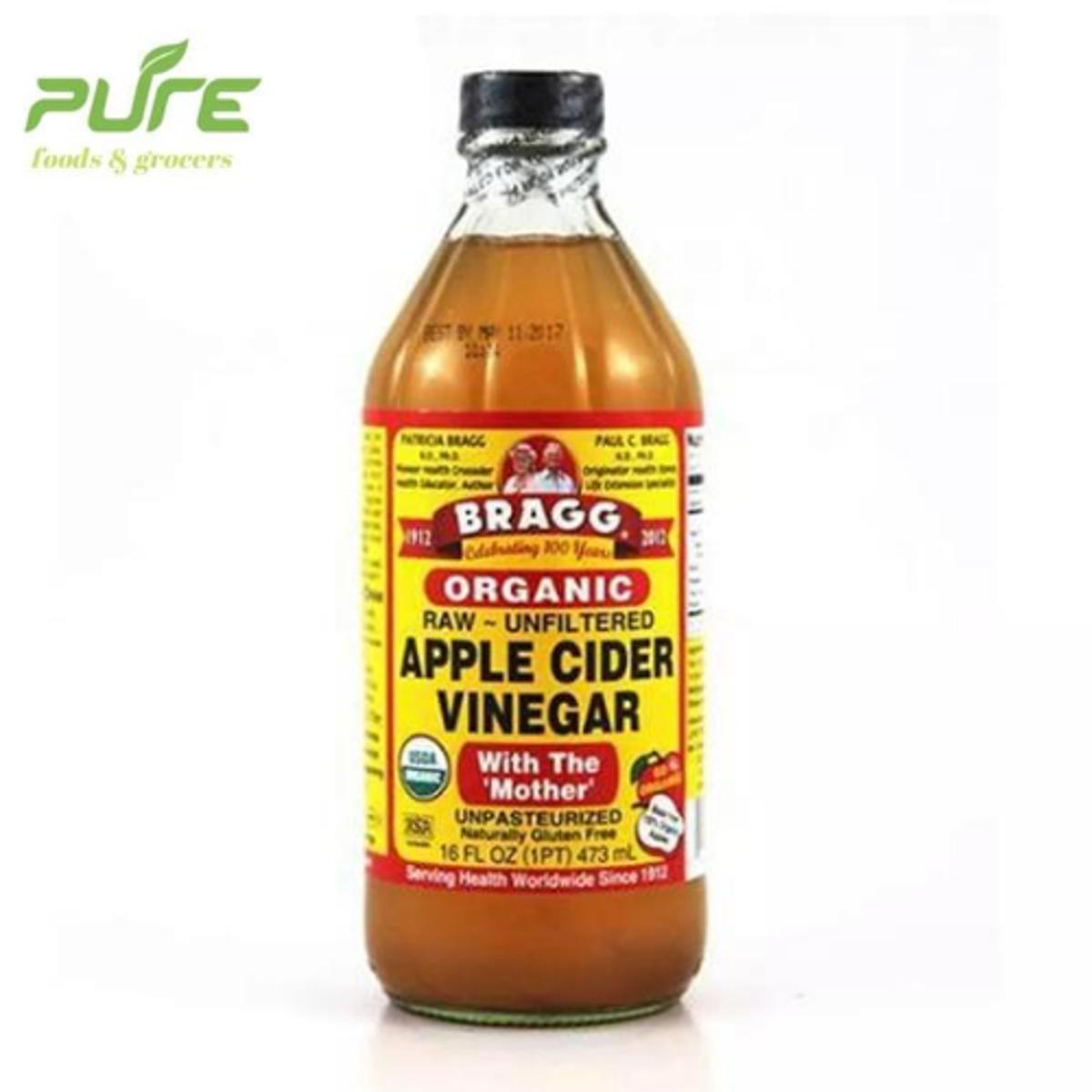 Picture of Bragg Organic Apple Cider Vinegar with The Mother (Raw-Unfiltered) - 473ml