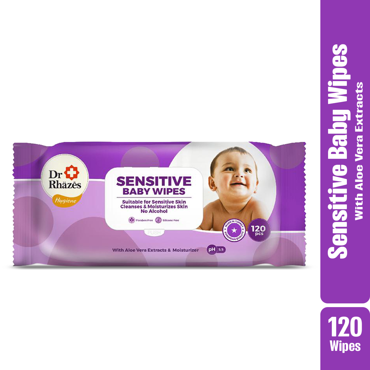 Picture of Sensetive Baby Wipes- (120pcs)- Turkey