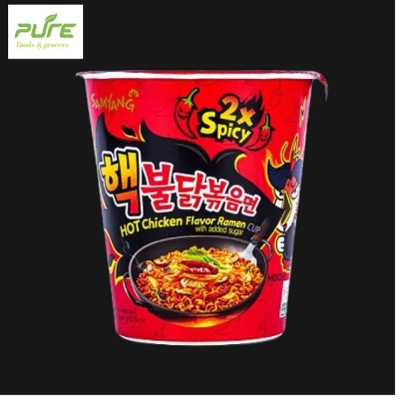 Picture of 2X Hot Chicken Cup Noodles ramen 70Gm - Korea