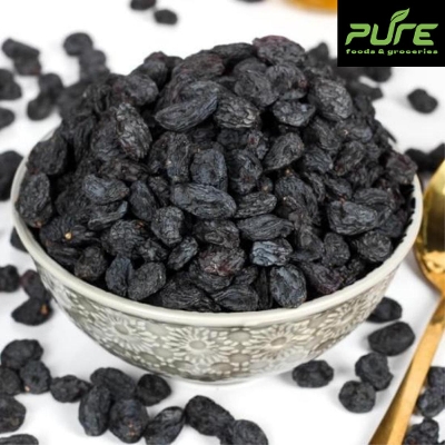 Picture of Black Raisins Black Raisin Kalo Kismish Dried Fruit - 250gm
