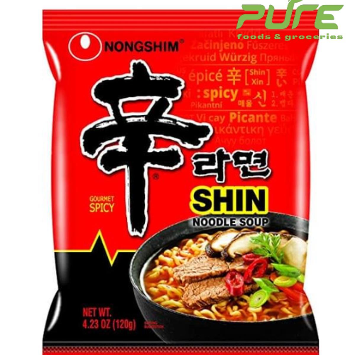 Picture of Nongshim Shin Ramyun Noodle Soup Mee Soup - 1 Pack 120g