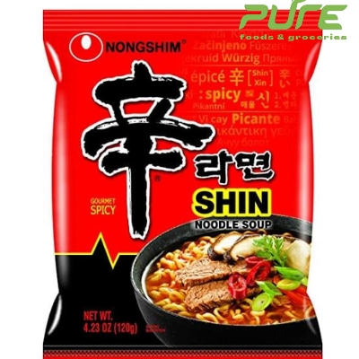 Picture of Nongshim Shin Ramyun Noodle Soup Mee Soup - 1 Pack 120g