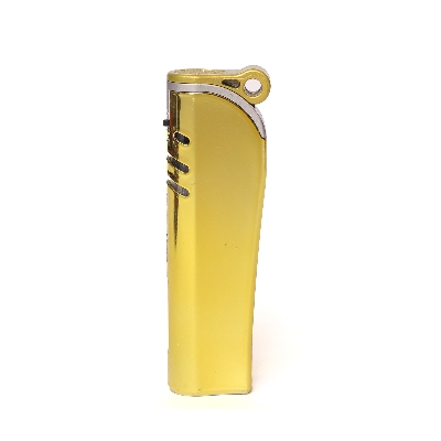 Picture of 2pcs Yellow Metal Turbo jet Windows Gas Lighter Windproof Gas Refillable Butane Gas Lighter Inflatable Lighter Gadgets For Men Gas Refillable