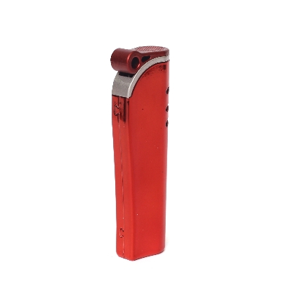 Picture of Red Metal Turbo jet Windows Gas Lighter Windproof Gas Refillable Butane Gas Lighter Inflatable Lighter Gadgets For Men Gas Refillable