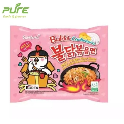 Picture of Hot Chicken Ramen Buldak CARBONARA Mie Pedas Korea HALAL 130 gm