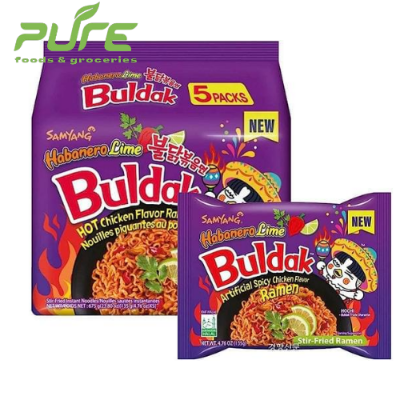 Picture of Buldak Ramen Habanero Lime 675Gm ( family Pack) - Korea
