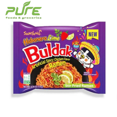 Picture of Buldak Ramen Habanero Lime 135Gm (Single Pack) - Korea