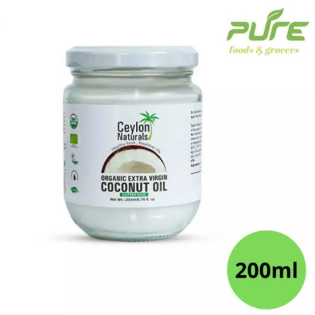 Picture of Ceylon Naturals Organic Extra Virgin Coconut Oil 200ml