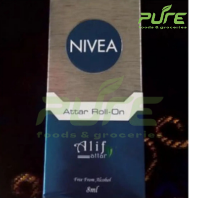 Picture of Alif NIVEA Attar Halal Long Lasting Roll On Non Alcooholic Perfume - 8 ml