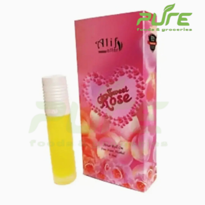 Picture of Alif Sweet Rose Attar Long Lasting Roll On Ator Non Alcoholic Perfume (হালাল) - 8ml