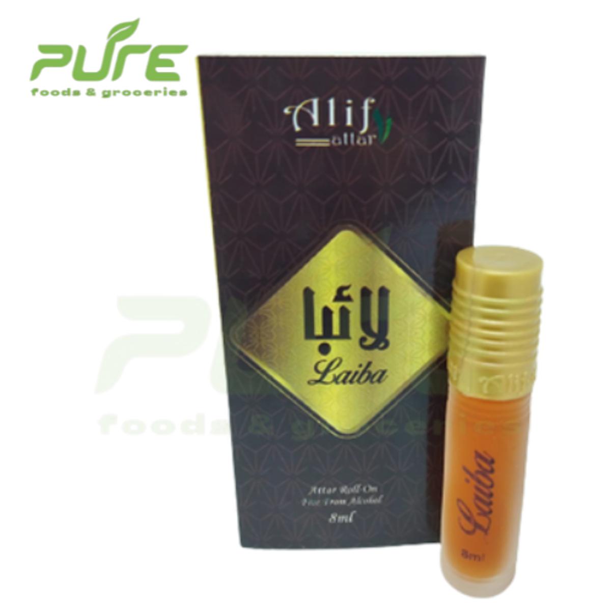 Picture of Alif Laiba Attar Long Lasting Roll On Non Alcoholic Perfume (Halal) - 8ml