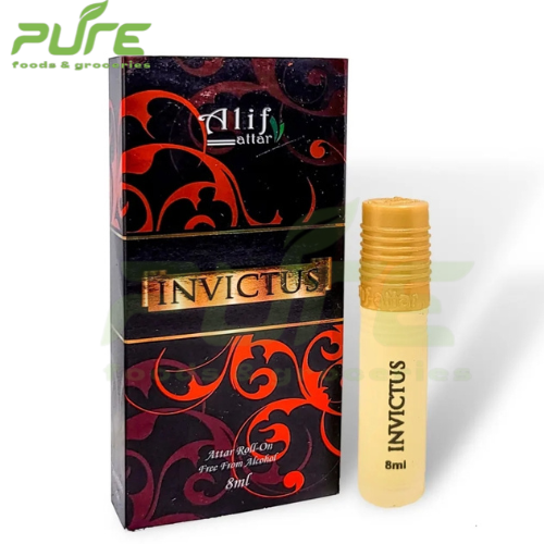 Picture of Alif Invictus Attar Long Lasting Roll On Non Alcoholic Perfume (Halal) - 8ml
