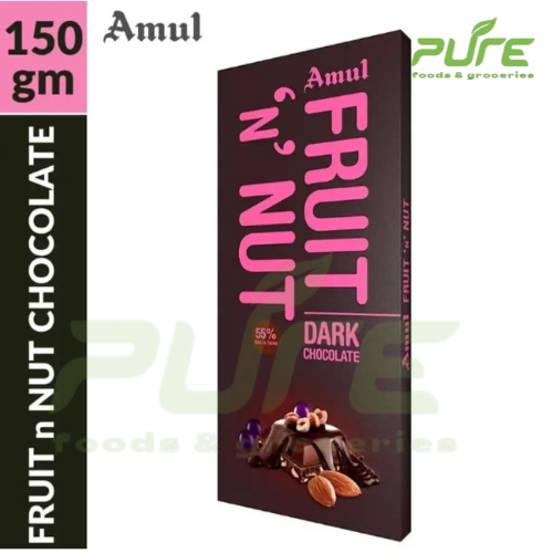 Picture of Amul Fruit N Nut Dark Chocolate 150gm