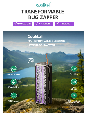 Picture of Qualitell Transformable Electric Mosquito Swatter V2