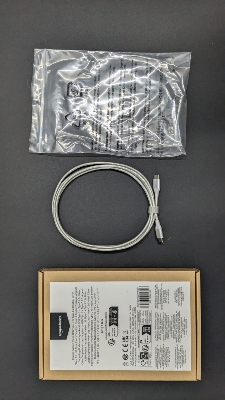 Picture of Amazon Basics USB-C to USB-C 2.0 Fast Charger Cable, Nylon Braided Cord, 480Mbps Speed, USB-IF Certified, for Apple iPhone 15, iPad, Samsung Galaxy, Tablets, Laptops, 6 Foot, Silver