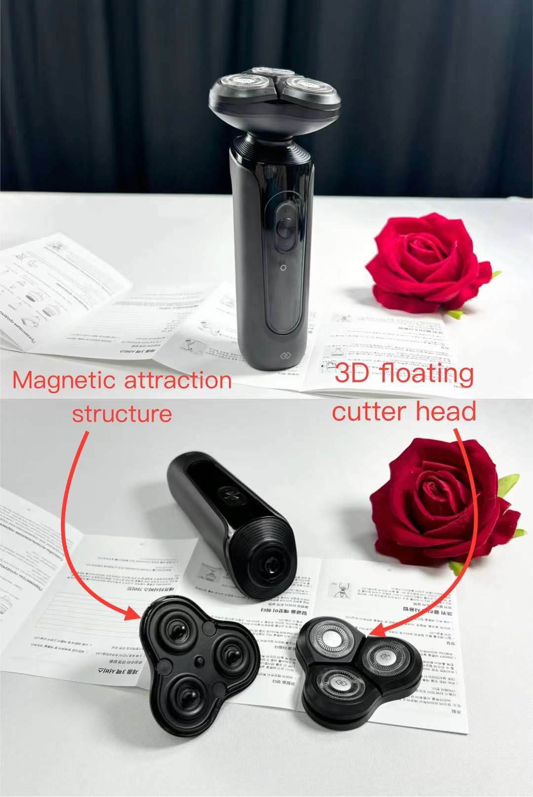 Picture of Xiaomi Huanxing Electric Shaver S7 with 8.1 Extention Kit